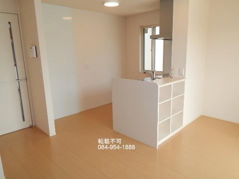 居室・リビング　対面キッチン仕様のLDK