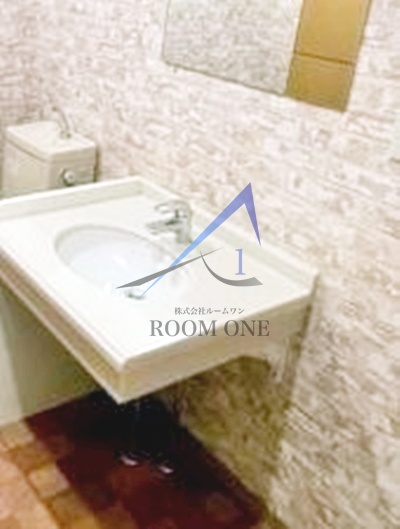 洗面設備　洗面台です。