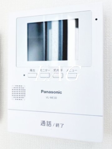セキュリティ　モニター付きインターホンです。