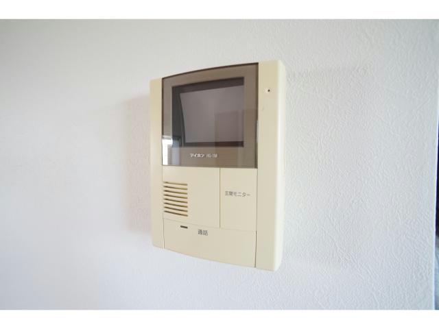 セキュリティ　来客者の顔が見えるモニターホン♪