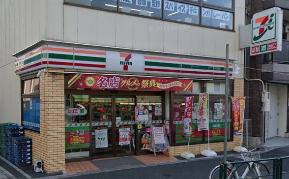コンビニ　セブンイレブン 北新宿1丁目大久保通り店（コンビニ）まで78m