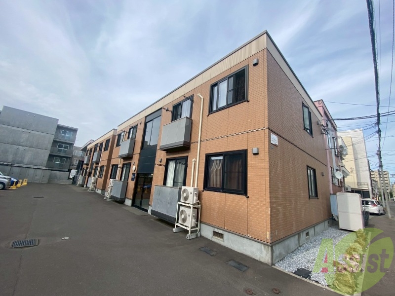 建物外観　札幌市中央区南１３条「ＰＲＩＭＥ　ＭＡＩＳＯＮ行啓通」
