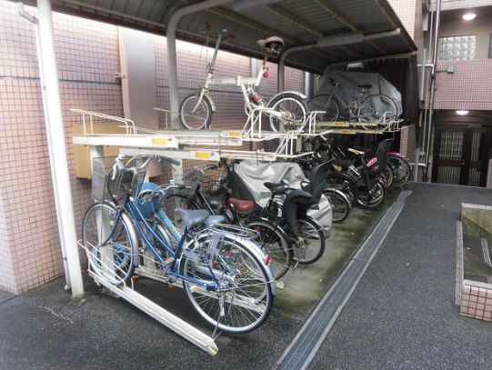駐車場　駐輪場です