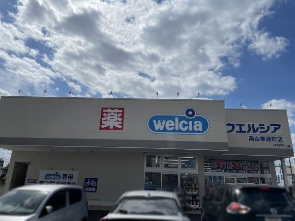 ドラックストア　ウエルシア岡山奉還町店（ドラッグストア）まで306m