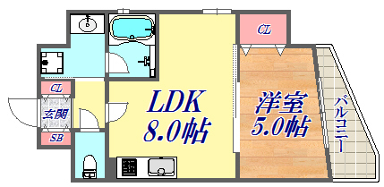 ラフィーノ山手の間取り写真