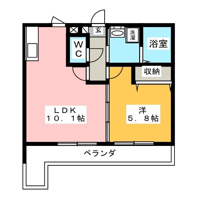 エクレールHP上星川の間取り写真