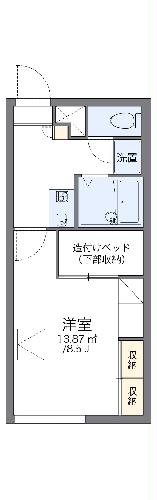 レオパレスさくらの間取り