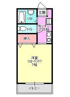 ジャストモアナの間取り写真