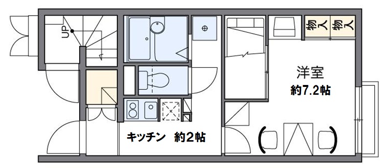 レオパレスれおの間取り