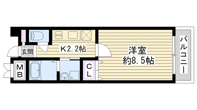 オルゴグラート鶴見の間取り