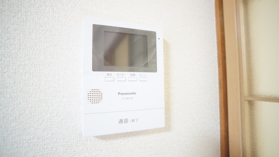 セキュリティ　カメラ付きインターホン
