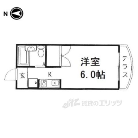 ただすの森下鴨の間取り