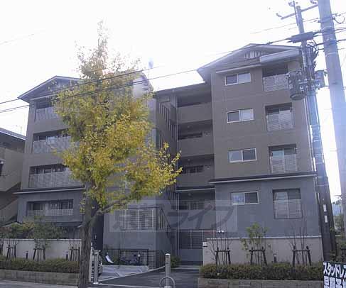 京都市左京区上高野深田町のマンションの建物外観
