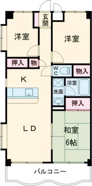 グランドパレスNS-2の間取り