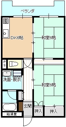 内藤マンションの間取り