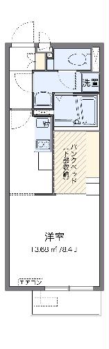 ミランダ万場山Iの間取り