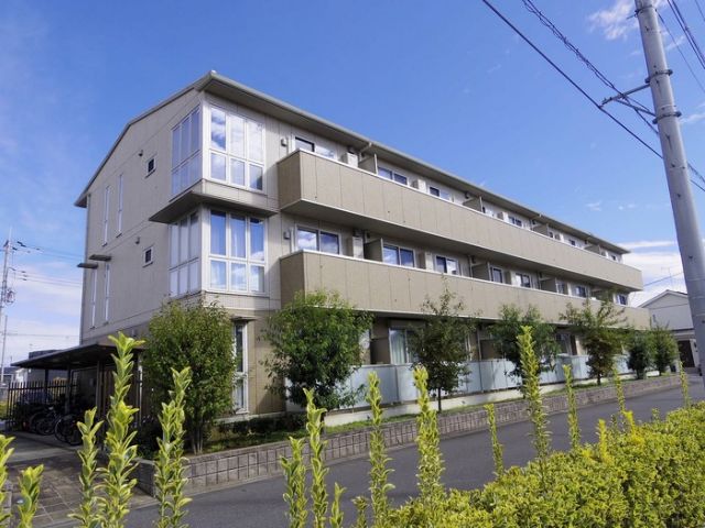 【つくば市谷田部のアパートの建物外観】