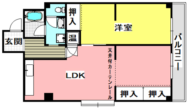 ヴィラ南茨木の間取り