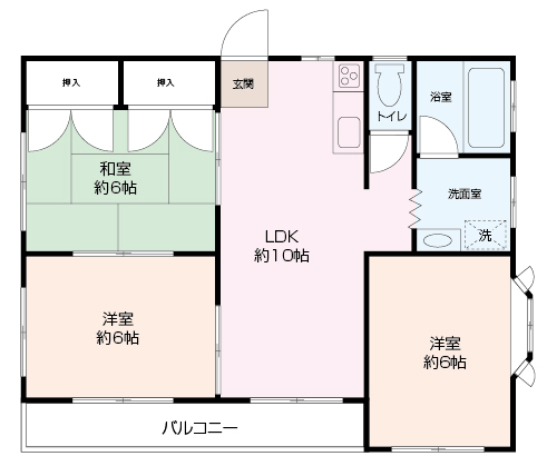 ピロティMの間取り