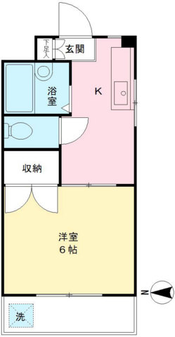 【コーポ上山の間取り】