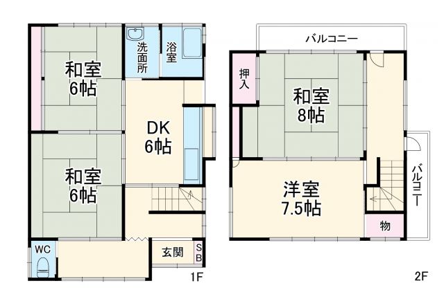 岩淵戸建の間取り