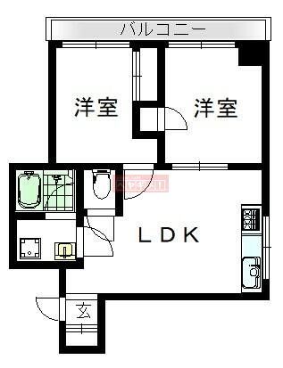 グランコート川崎の間取り