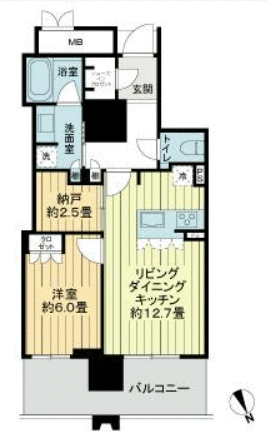 ＭＪＲ熊本ザ・タワーの間取り