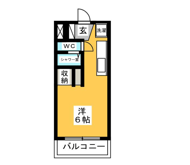 【マンションシュウメイの間取り】