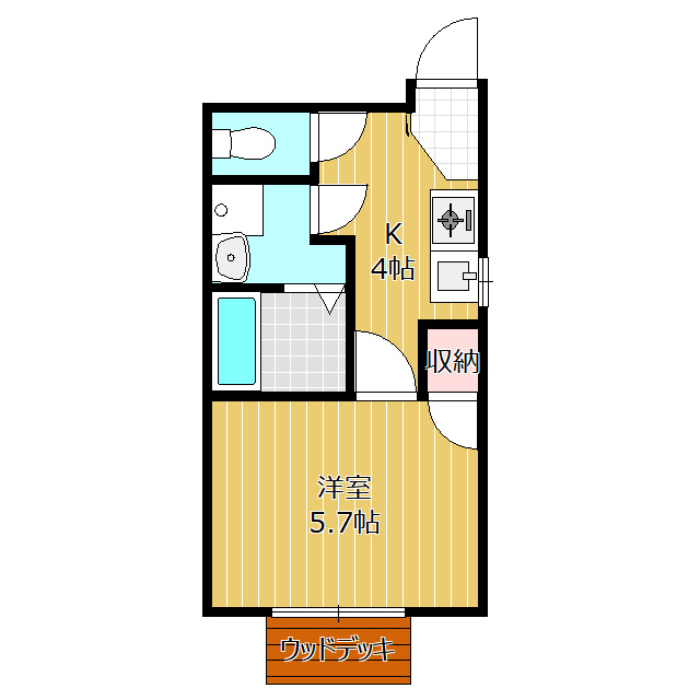 ＷＥＳＴ５５の間取り