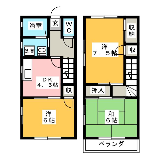 メゾンタカハシの間取り