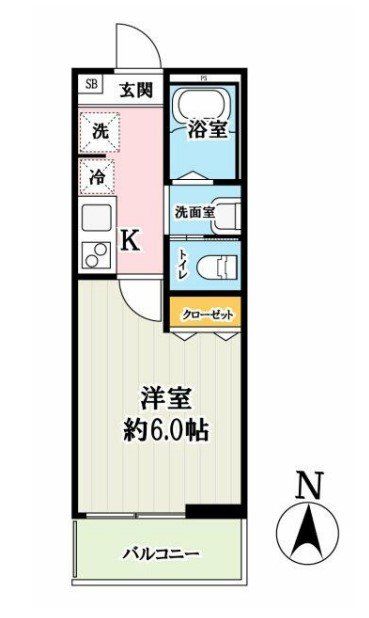 パルク秋津の間取り