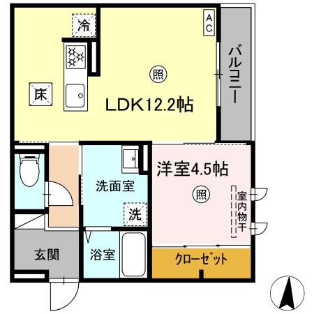 グランヒルHS石垣　　(大和)の間取り