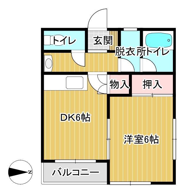 セゾンドジュネスの間取り