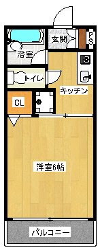 【ウエストIIの間取り】