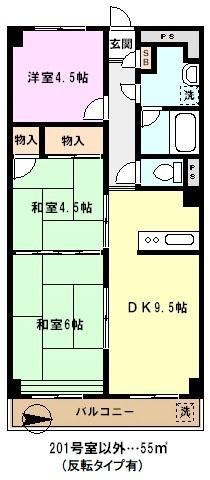 コーポ上大久保の間取り