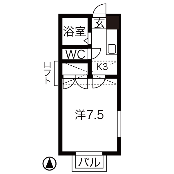 【ＭＩＵＲＡハイツの間取り】