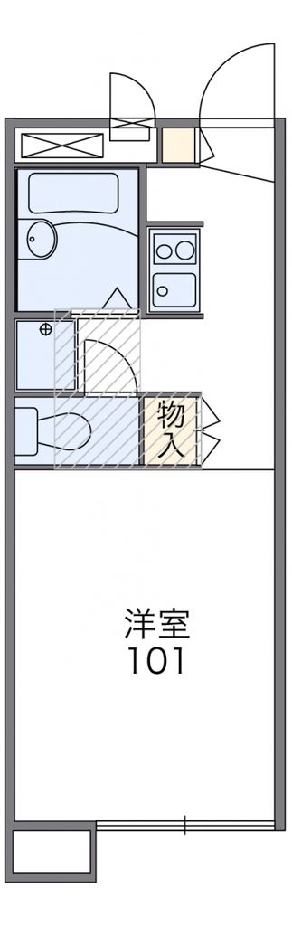 レオパレスサンハイムIIの間取り