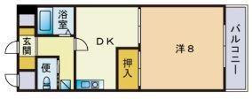 福岡市東区香住ヶ丘のマンションの間取り