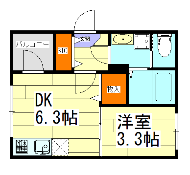 Malva都島の間取り写真