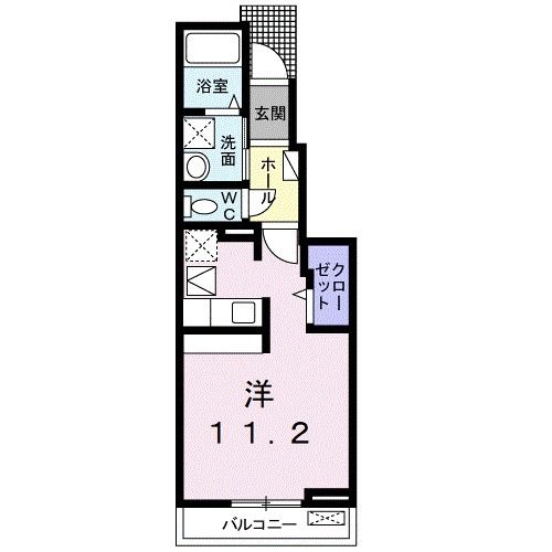 柴田郡村田町大字沼辺のアパートの間取り