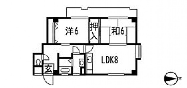 シエスタ宇品西の間取り