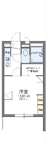 レオパレスルーチェの間取り