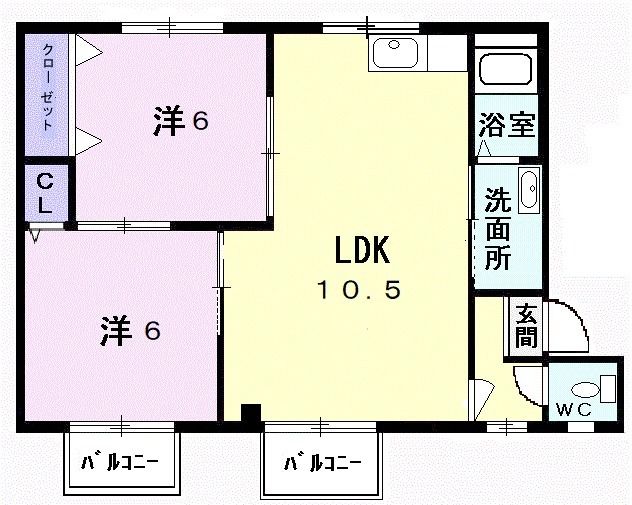 サンヒルズ赤尾台の間取り