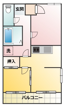 ひいらぎハイツの間取り