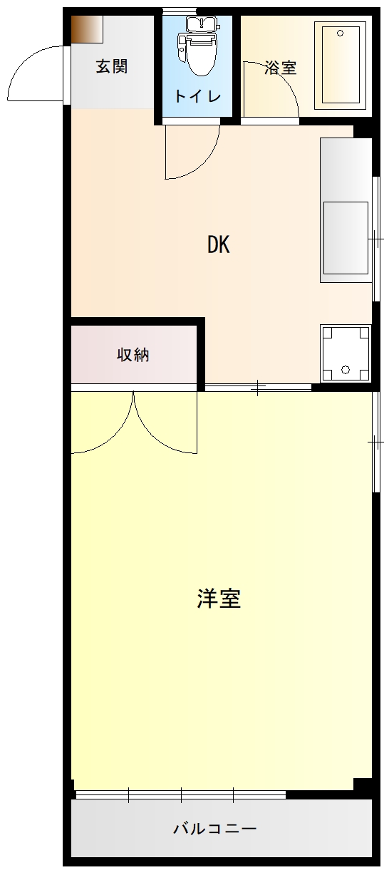 MSハイツ Cの間取り