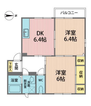 エスペランスはさきA棟の間取り