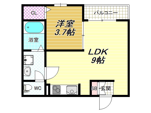 F+style藤井寺西古室の間取り