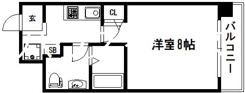 グランドパレス西院西館の間取り