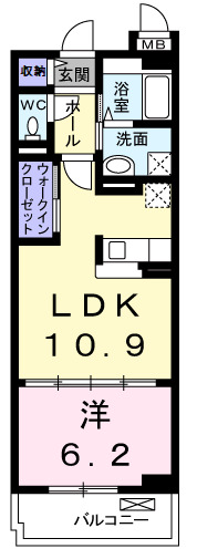 【八潮市大字木曽根のマンションの間取り】