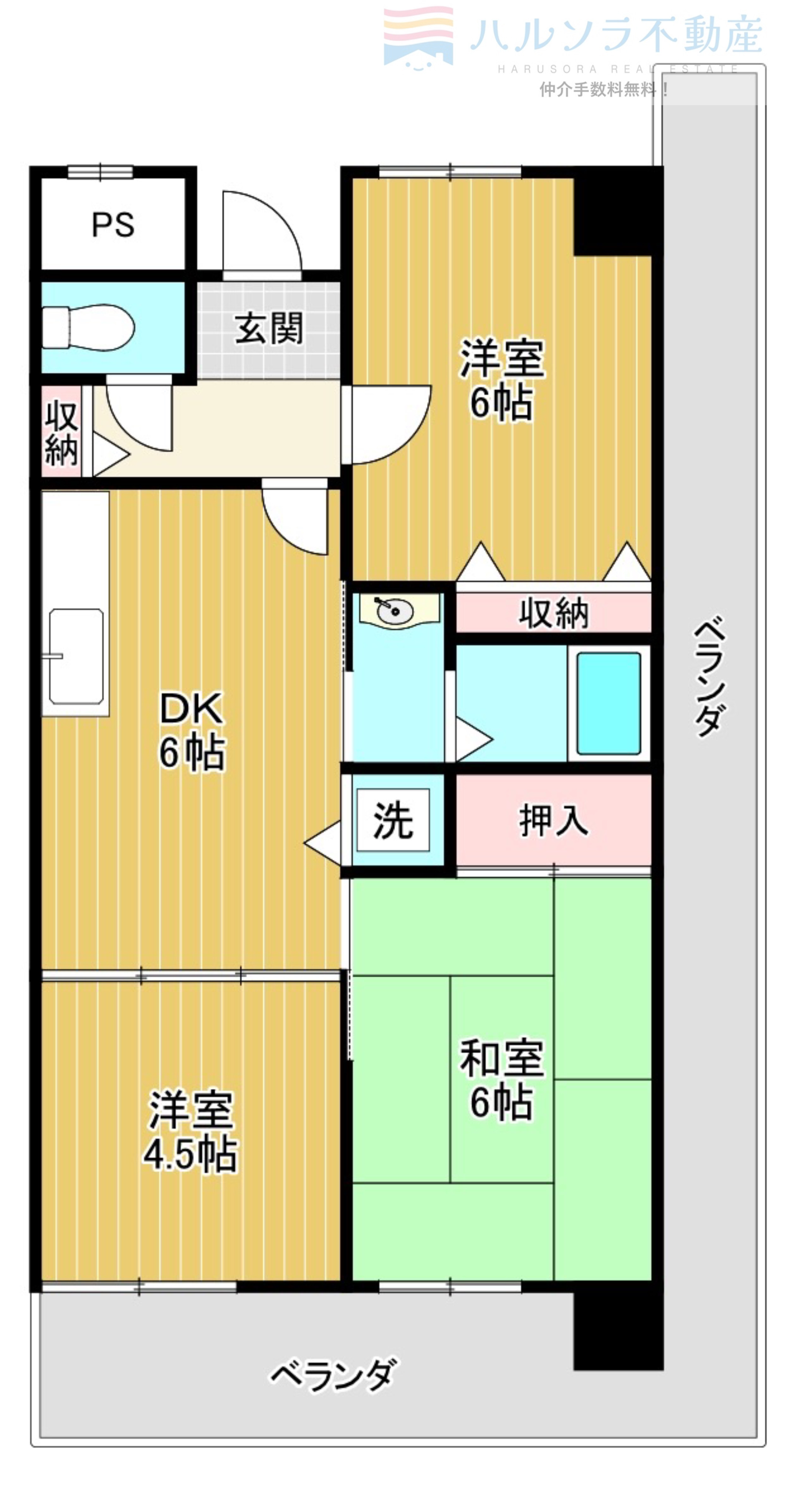 グランドヴィラ香里の間取り